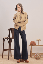 Mavlo-70s Chic Yüksek Bel Bootcut Jeans-Kot Pantolon-3-Milagron.com