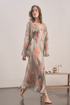 Mavlo-Jardin Saten Maxi Elbise-Elbise-4-Milagron.com