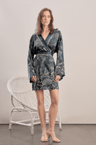 Mavlo-Marine Mini Elbise-Elbise-1-Milagron.com