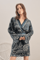 Mavlo-Marine Mini Elbise-Elbise-2-Milagron.com