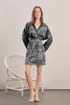 Mavlo-Marine Mini Elbise-Elbise-3-Milagron.com