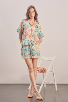 Mavlo-Morocco Keten Şort-Şort-3-Milagron.com