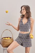 Mavlo-Violet Nakışlı Crop Top-Crop Top-3-Milagron.com