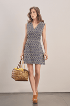 Mavlo-Violet Nakışlı Elbise-Elbise-2-Milagron.com