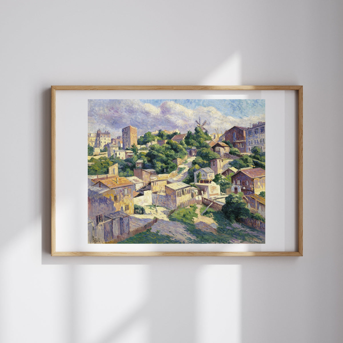 Maximilien Luce - Montmartre’Da Çalılık
