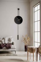 Mclocks-Serenity 45 siyah Dekoratif duvar saati-Duvar Saati-1-Milagron.com