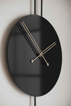 Mclocks-Serenity 45 siyah Dekoratif duvar saati-Duvar Saati-2-Milagron.com