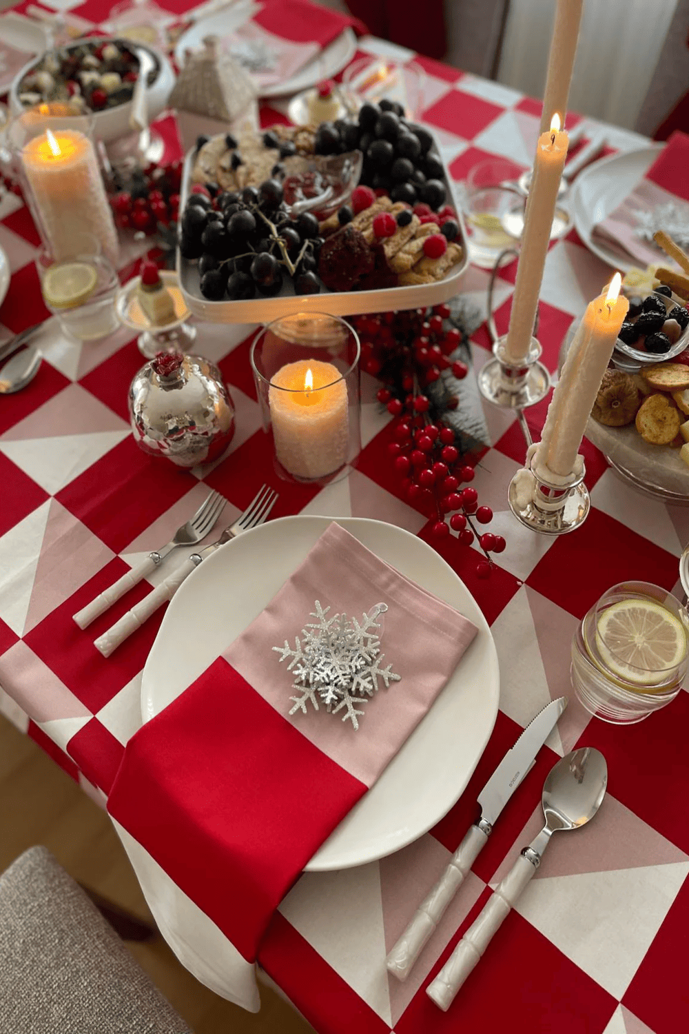 Christmas Berry Masa Örtüsü - 1