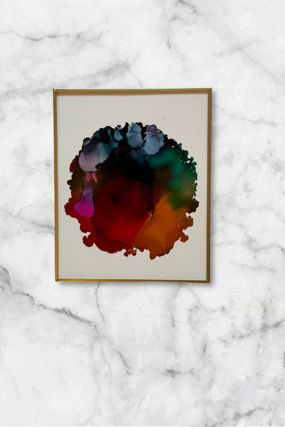 Melike Kara-'Cosmos' Çerçeveli Tablo-Tablo-1-Milagron.com