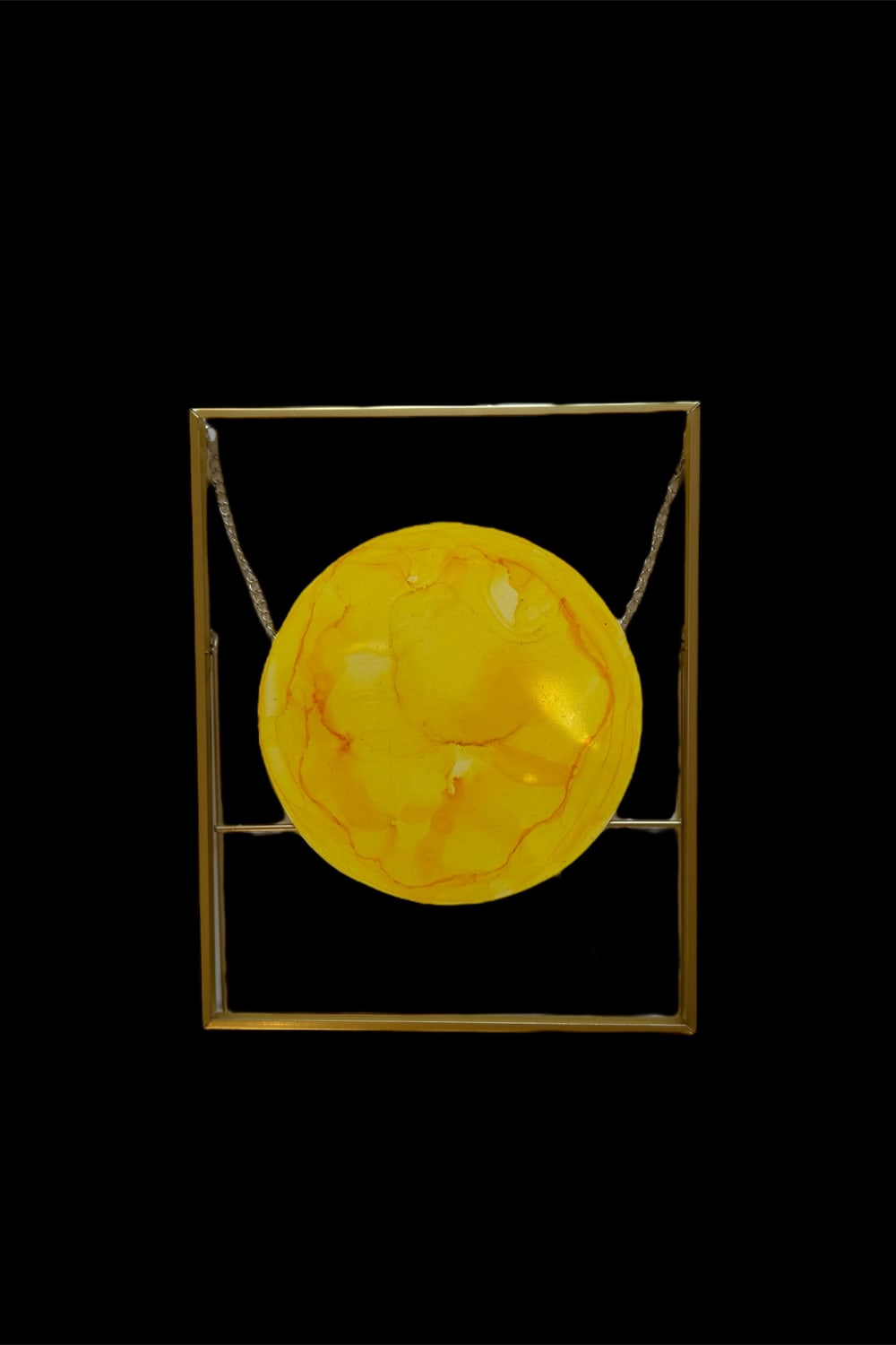 Melike Kara-'Manipura Çakra' Çerçeveli Tablo-Tablo-3-Milagron.com