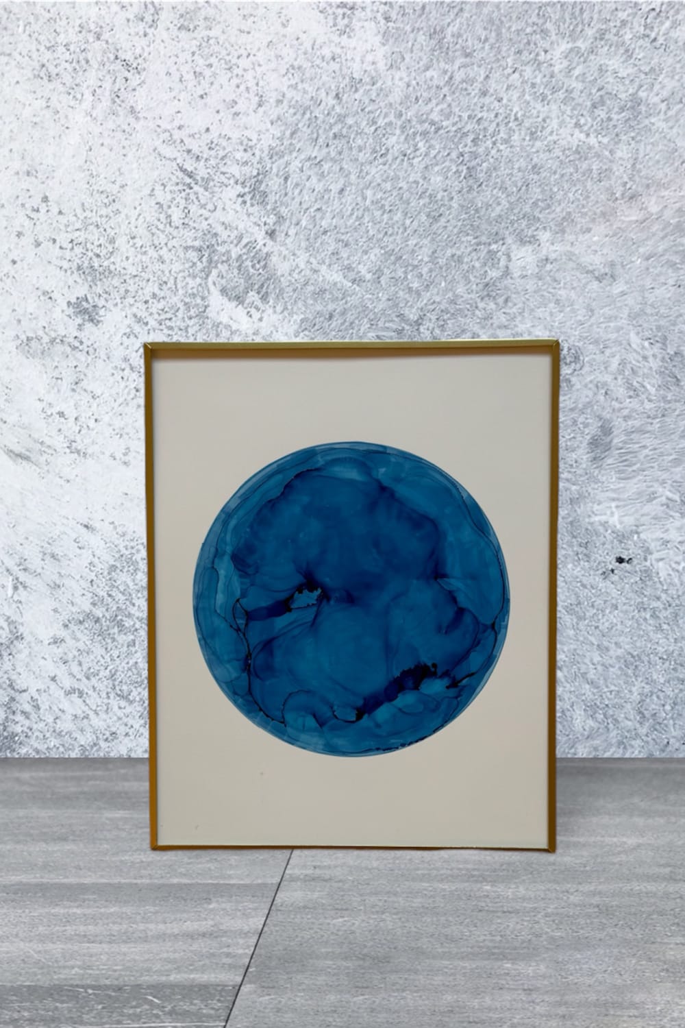 Melike Kara-'Visuddha Çakra' Çerçeveli Tablo-Tablo-2-Milagron.com