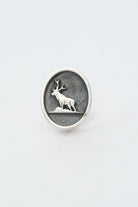 Melinka Accessories-Deer Gümüş Broş 01-Broş-1-Milagron.com