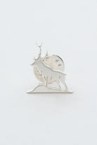 Melinka Accessories-Deer Gümüş Broş 02-Broş-1-Milagron.com