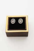 Melinka Accessories-Deer Gümüş Kol Düğmesi 04-Kol Düğmesi-5-Milagron.com