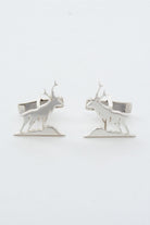 Melinka Accessories-Deer Gümüş Kol Düğmesi 05-Kol Düğmesi-1-Milagron.com