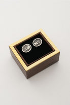 Melinka Accessories-Deer Gümüş Kol Düğmesi 06-Kol Düğmesi-3-Milagron.com