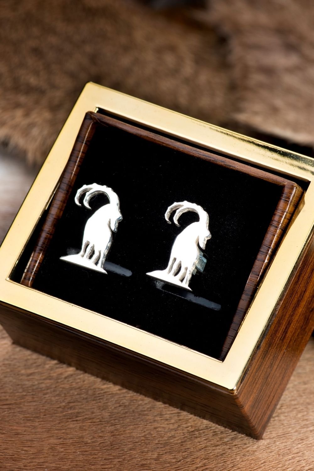 Melinka Accessories-Ibex Gümüş Kol Düğmesi-Kol Düğmesi-3-Milagron.com