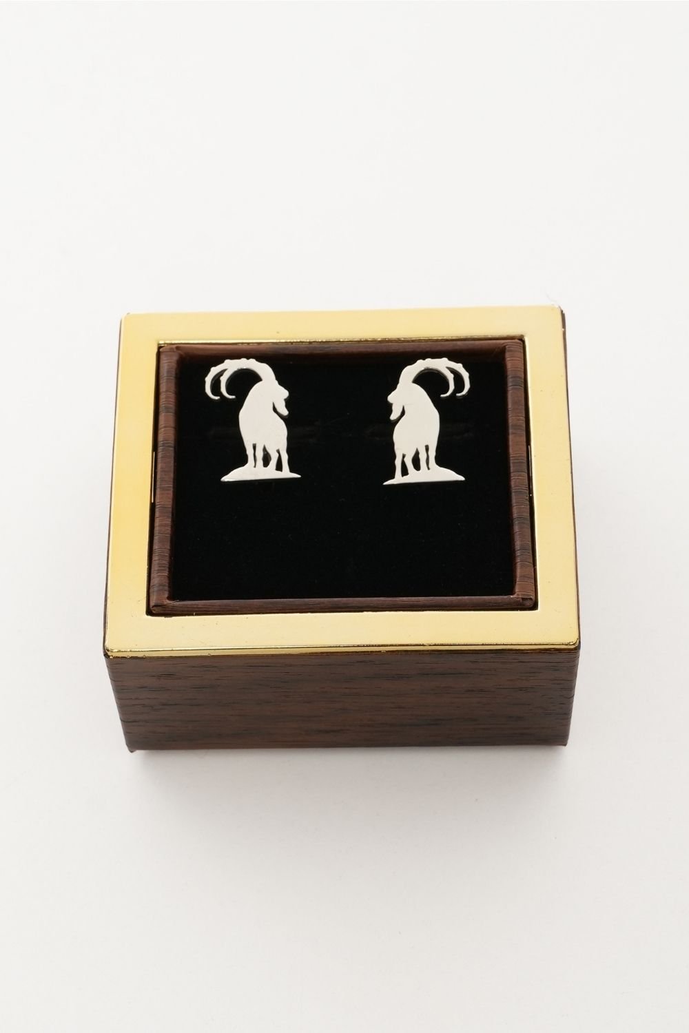 Melinka Accessories-Ibex Gümüş Kol Düğmesi-Kol Düğmesi-4-Milagron.com