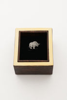 Melinka Accessories-Rhino Gümüş Broş-Broş-5-Milagron.com