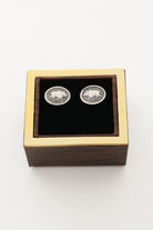 Melinka Accessories-Wild Boar Gümüş Kol Düğmesi 01-Kol Düğmesi-5-Milagron.com