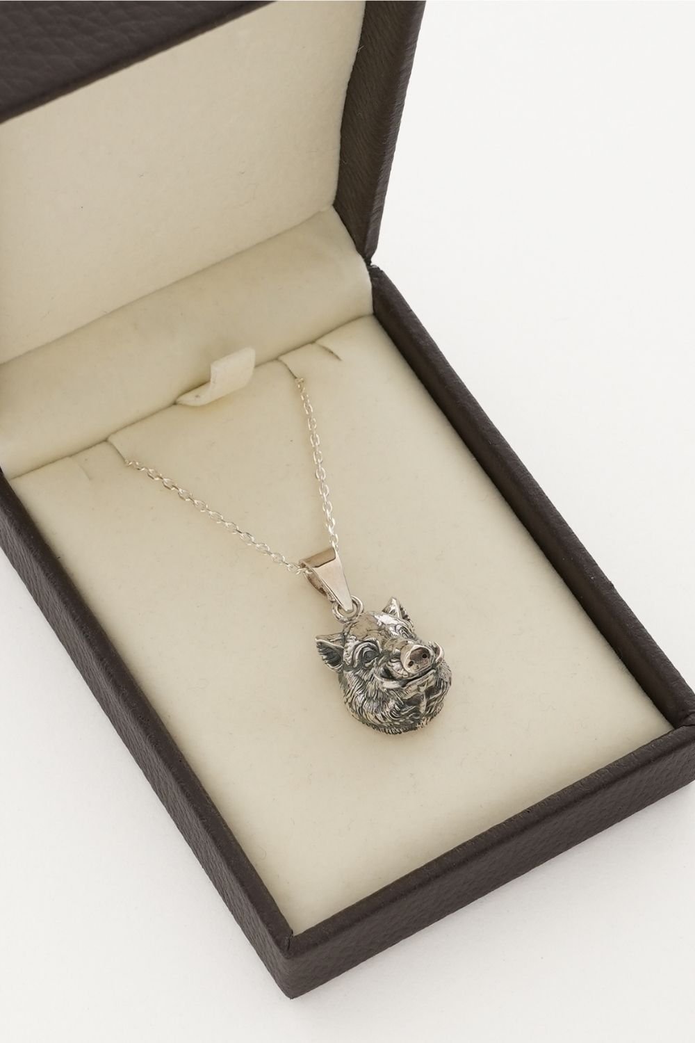 Melinka Accessories-Wild Boar Gümüş Kolye 01-Kolye-6-Milagron.com