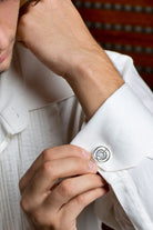 Melinka Accessories-Wild Boar Tusk Gümüş Kol Düğmesi-Kol Düğmesi-3-Milagron.com