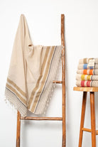 Melinka Co.-Aqua Peştemal Haki-Havlu & Peştamal-6-Milagron.com