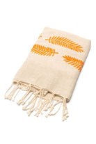 Melinka Co.-Flora Peştemal Turuncu-Havlu & Peştamal-2-Milagron.com