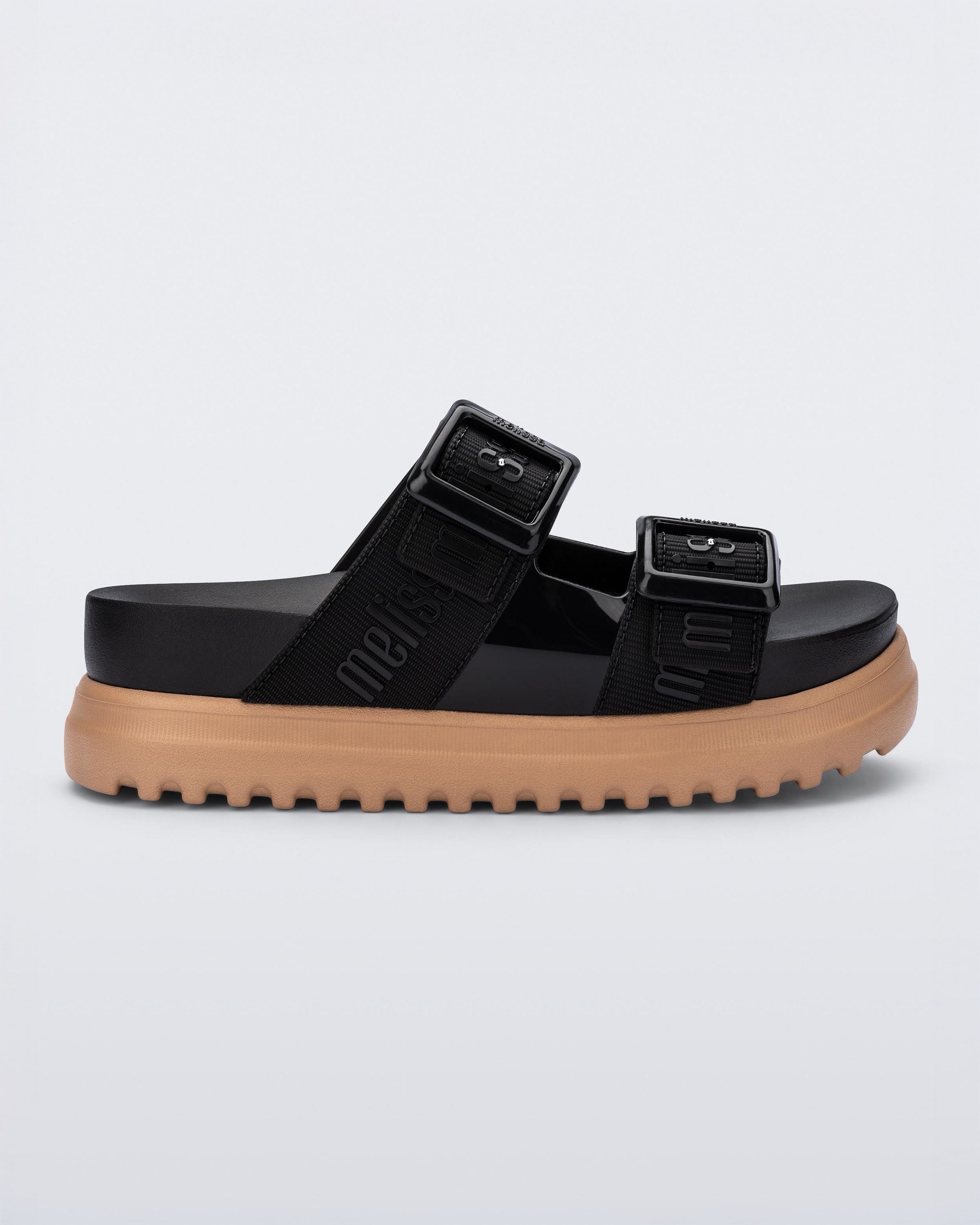 Melissa-Cozy M Lover Platform Kalın Tabanlı Tokalı Terlik-Sandalet & Terlik-1-Milagron.com