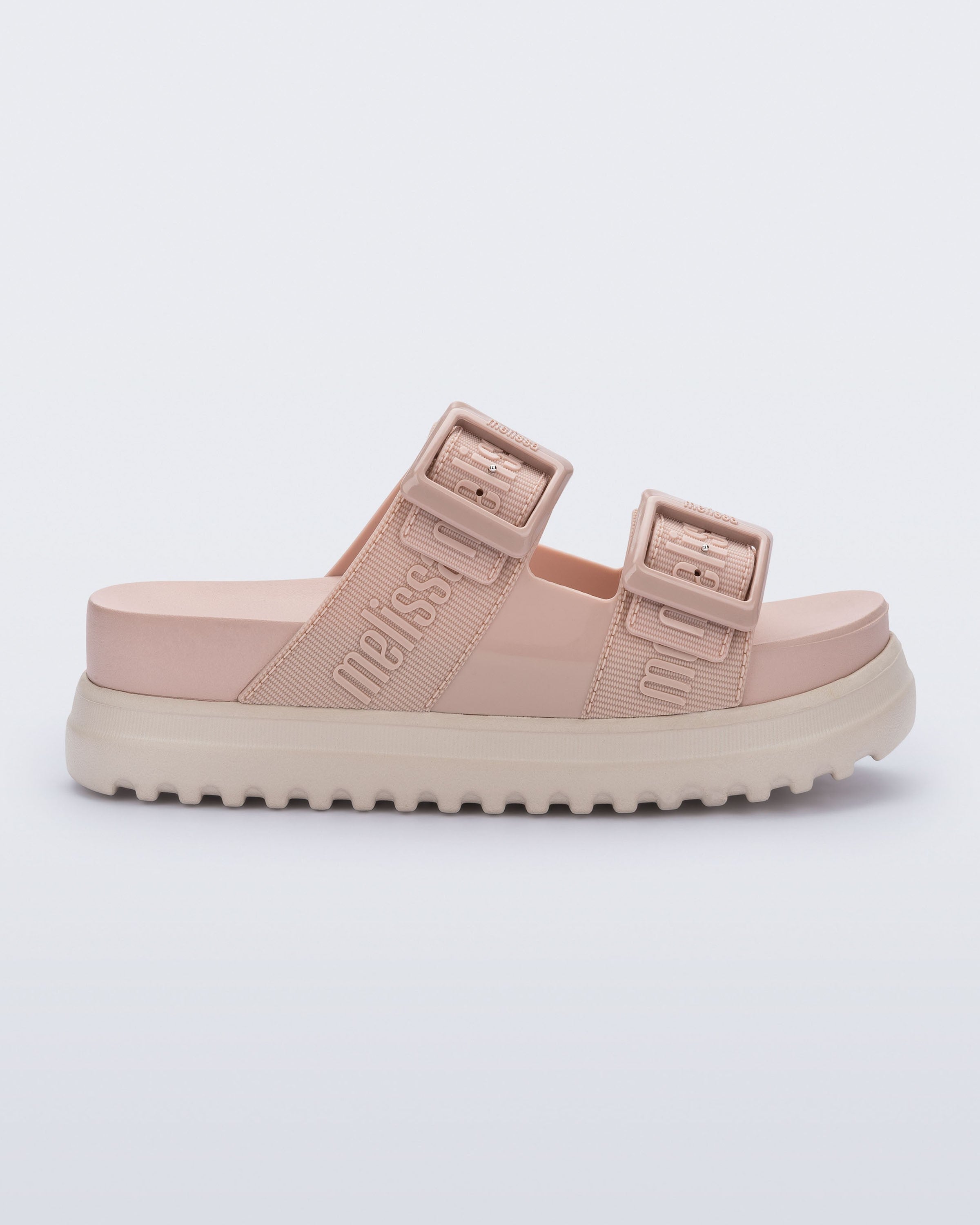 Melissa-Cozy M Lover Platform Kalın Tabanlı Tokalı Terlik-Sandalet & Terlik-2-Milagron.com