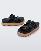 Melissa-Cozy M Lover Platform Kalın Tabanlı Tokalı Terlik-Sandalet & Terlik-3-Milagron.com