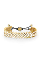 Melon-Arrow Taşlı Beyaz Mine Bileklik-Bileklik-1-Milagron.com