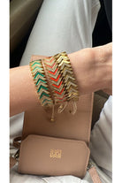 Melon-Arrow Taşlı Yeşil Mine Bileklik-Bileklik-2-Milagron.com