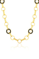 Melon-Bangle Siyah Mineli Kolye-Kolye-1-Milagron.com