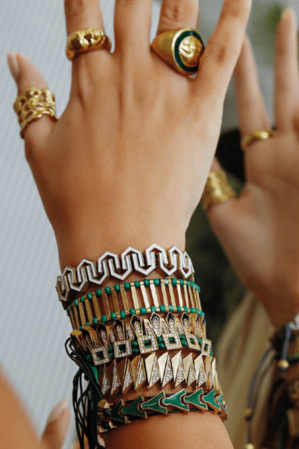 Melon-Beyaz Mine All Star Bileklik-Bileklik-2-Milagron.com