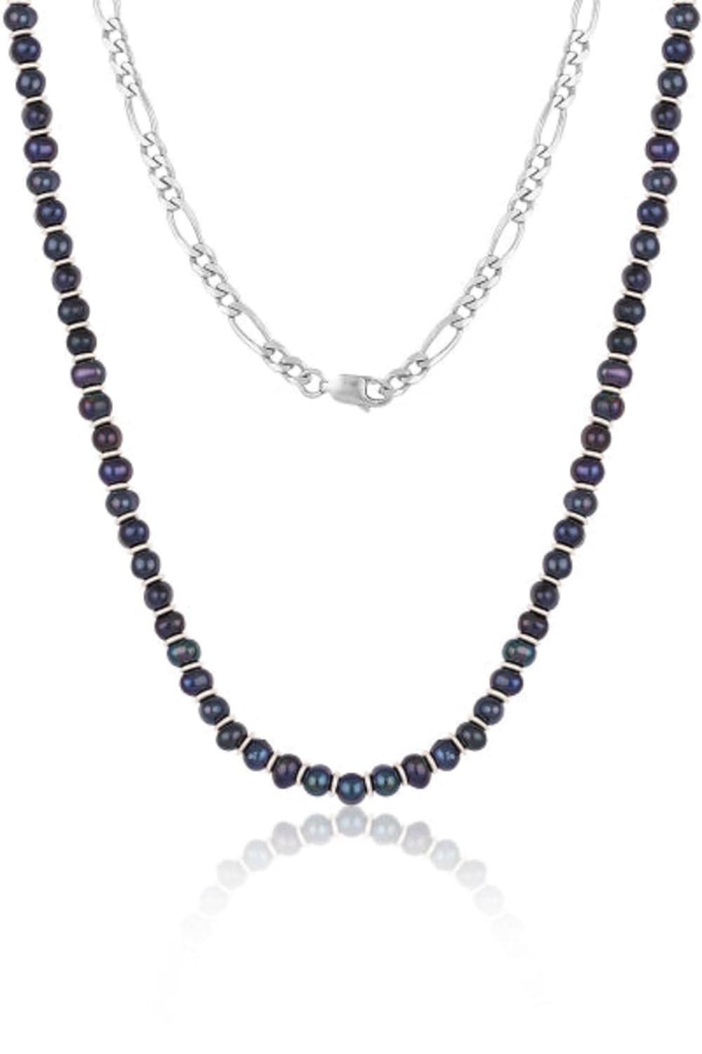 Melon-Blue Pearl 925 Ayar Gümüş Kolye-Kolye-1-Milagron.com