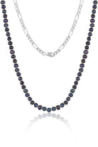 Melon-Blue Pearl 925 Ayar Gümüş Kolye-Kolye-1-Milagron.com