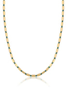 Melon-Gold Green Rope Kolye-Kolye-1-Milagron.com