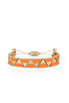 Melon-Gold Zigzag Orange Bileklik-Bileklik-1-Milagron.com