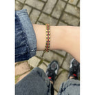 Melon-Melon Leo Kırmızı Baget Taşlı Bileklik-Bileklik-2-Milagron.com