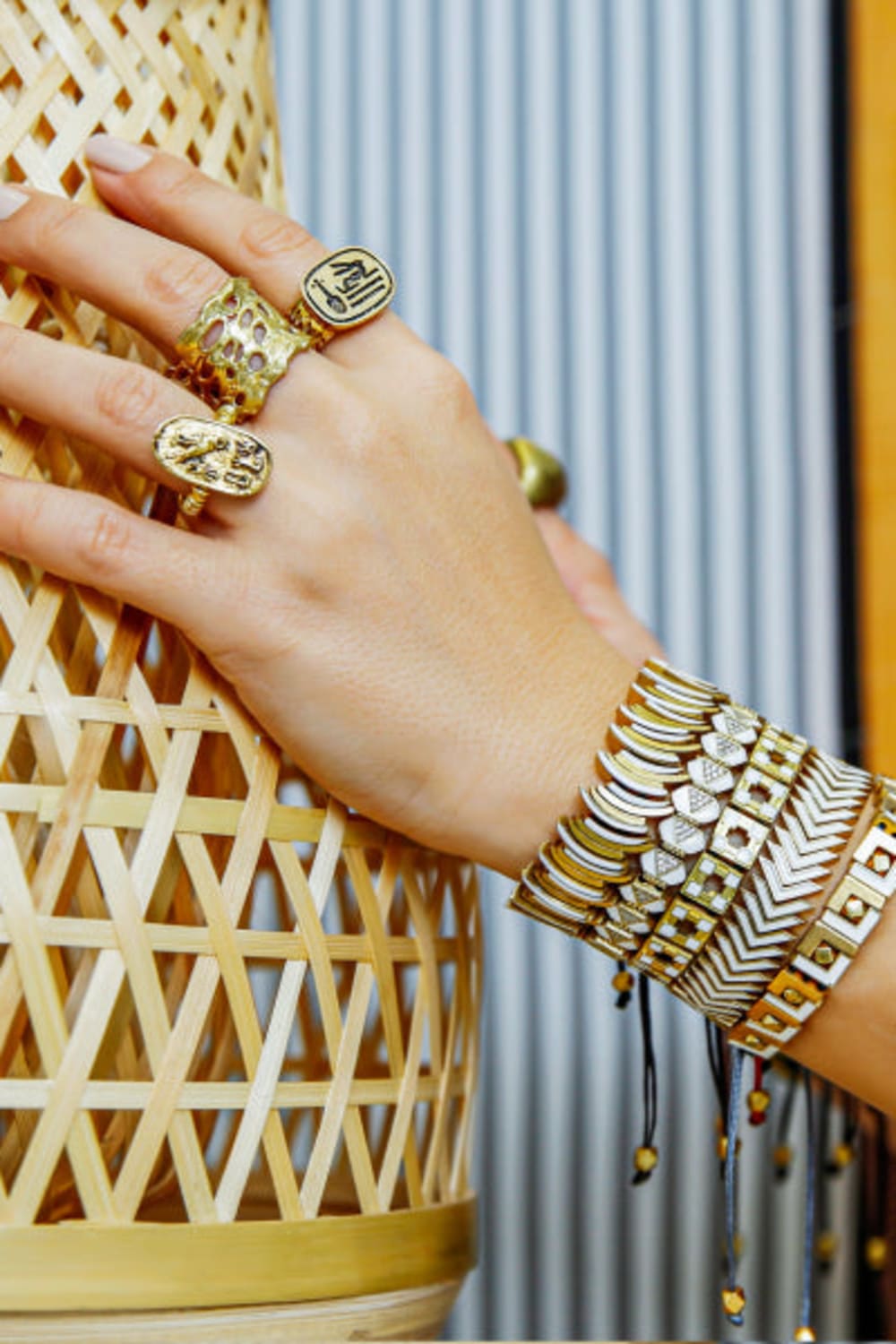 Melon-Moon Beyaz Mineli Bileklik-Bileklik-3-Milagron.com