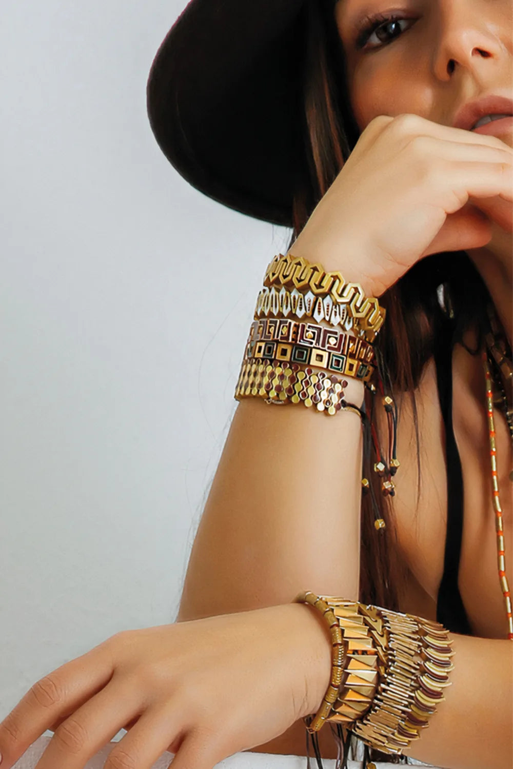 Melon-Needle White Mine Bileklik-Bileklik-3-Milagron.com