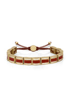 Melon-Oldies Taşlı Bordo Mine Bileklik-Bileklik-1-Milagron.com