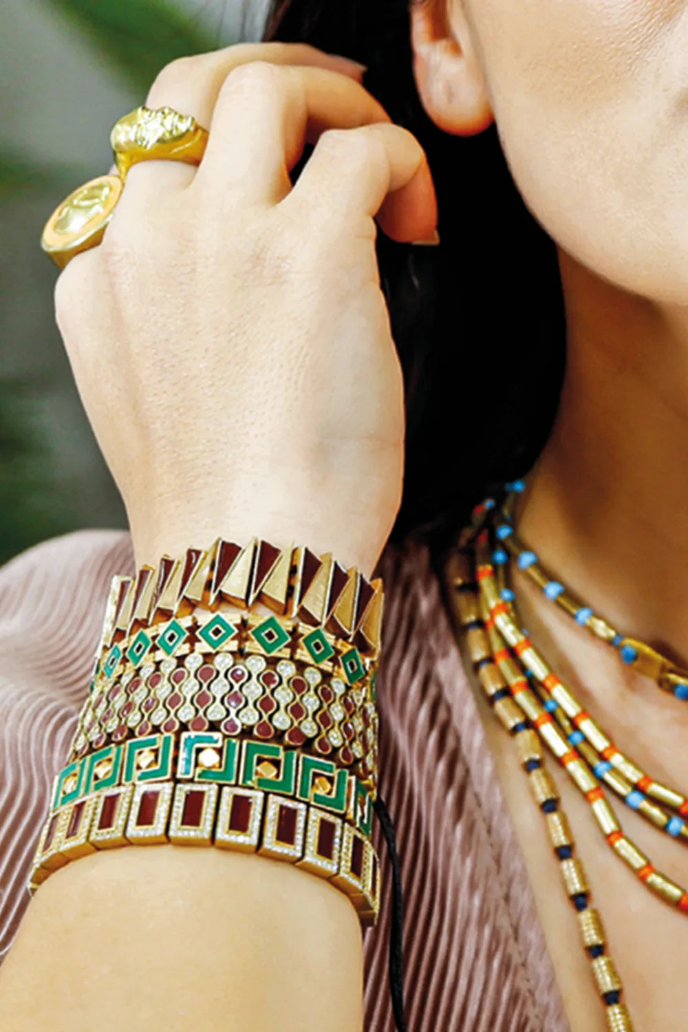 Melon-Sterious Green Bileklik-Bileklik-2-Milagron.com