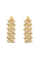 Melon-Stone Zigzag Küpe-Küpe-1-Milagron.com