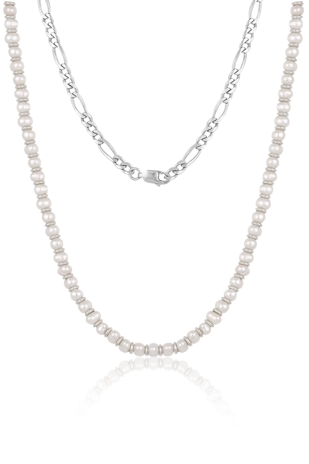 Melon-White Pearl 925 Ayar Gümüş Kolye-Kolye-1-Milagron.com