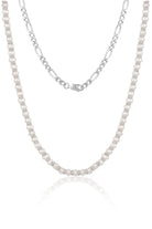 Melon-White Pearl 925 Ayar Gümüş Kolye-Kolye-1-Milagron.com