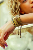 Melon-Zeyc Lacivert Örme Bileklik-Bileklik-2-Milagron.com