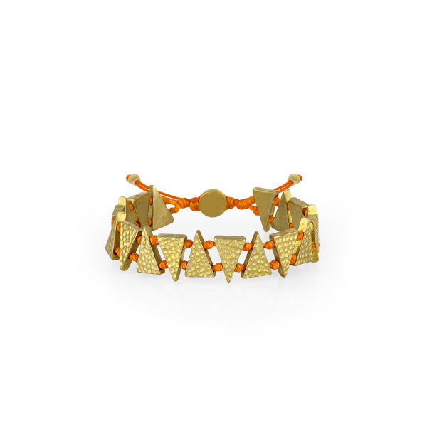 Melon-Melon Zigzag Gold Two Bileklik-Bileklik-1-Milagron.com