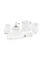 Myra Kristal Banyo Complete Set Gümüş - 7 Parça